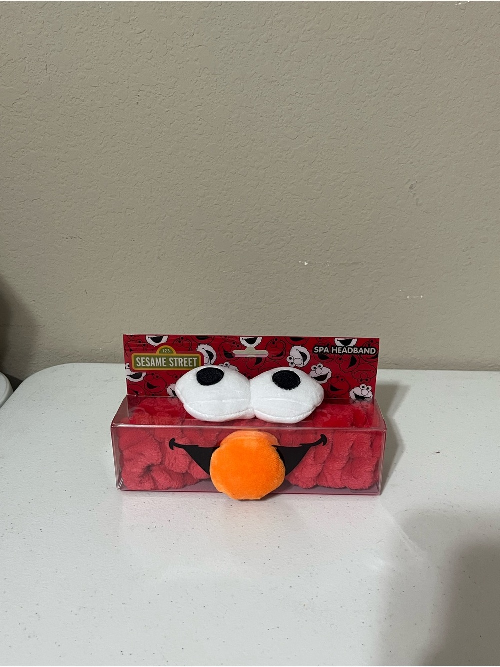 Taste Beauty Sesame Street Elmo Red Spa Makeup Headband